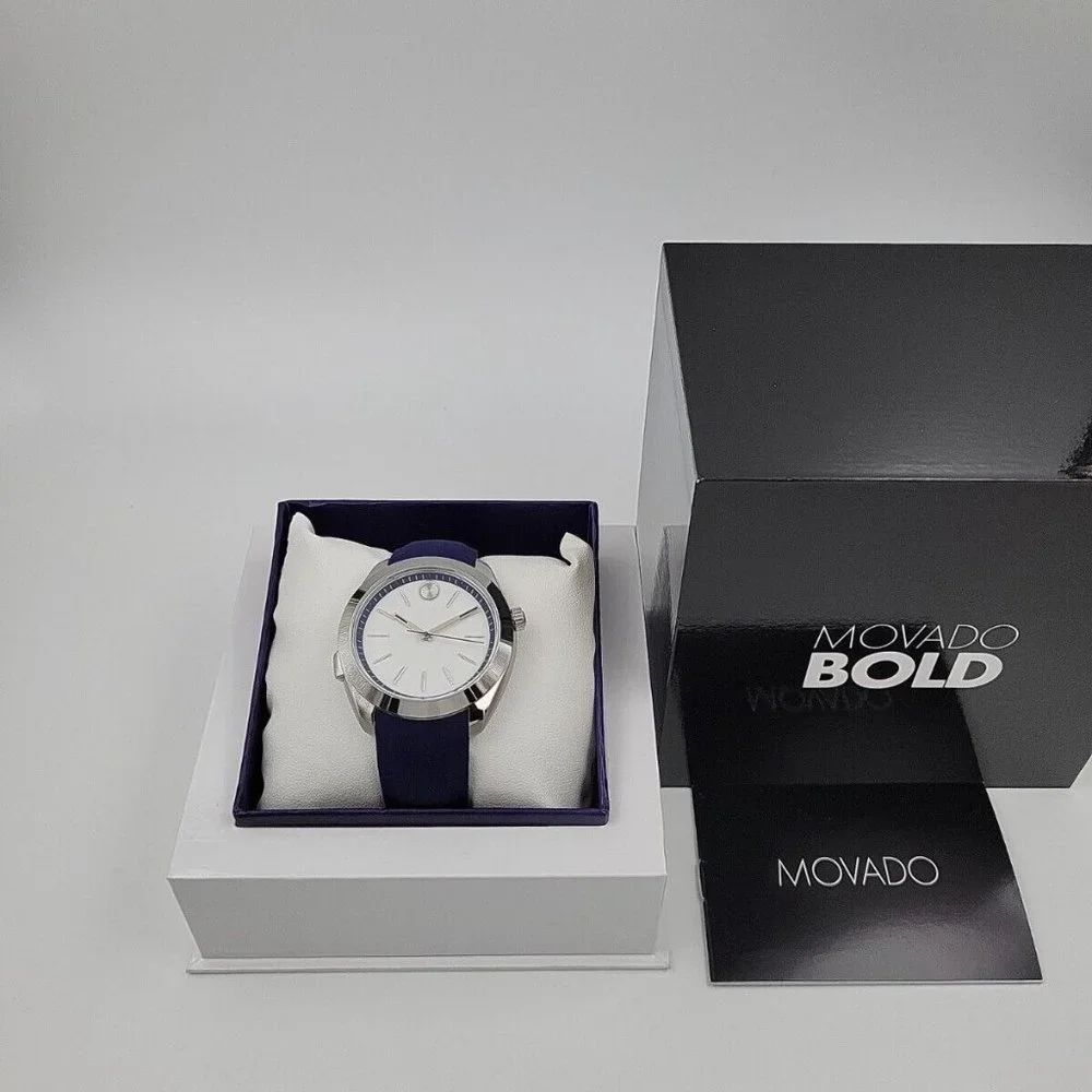 Men's Movado Blue Smart Watch! New Mint